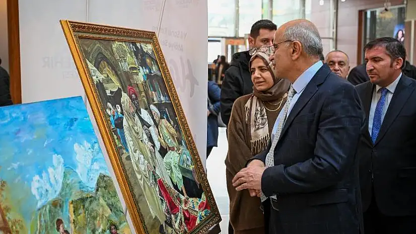 Hasat Sergisi Sanatseverlerle Buluştu