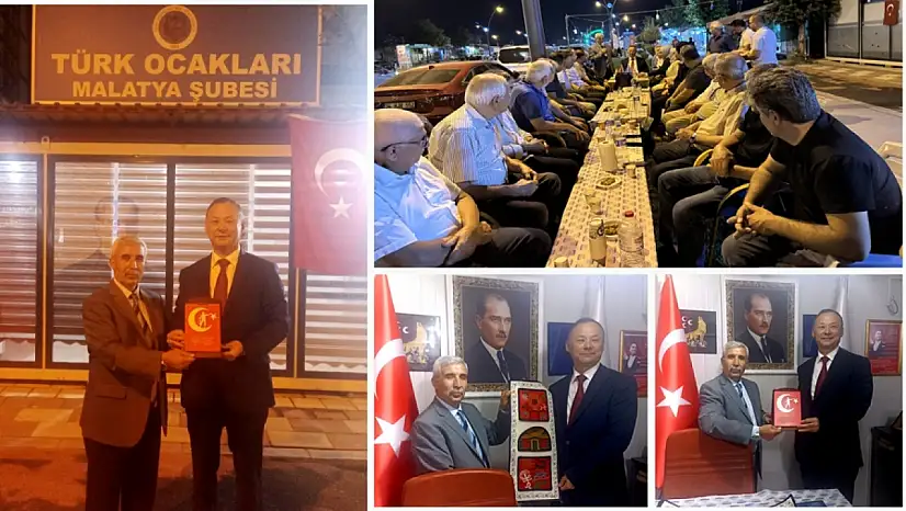 Kırgızistan'ın Ankara Büyükelçisi Ruslan Kazakbaev'den Malatya Türk Ocağı'na Ziyaret