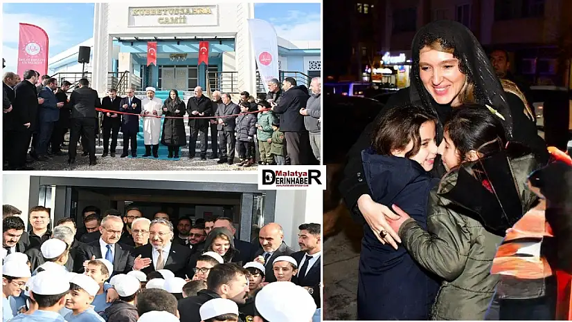 Kubbetü's-Sahra Camii Malatya'da İbadete Açıldı
