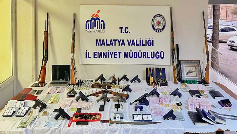 Malatya'da Yağma ve Tefeci Operasyonu
