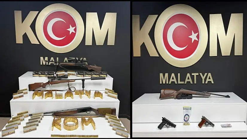 Operasyonda Çok Sayıda Silah Ele Geçirildi