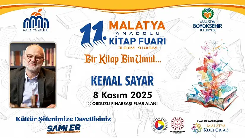 Prof. Dr. Kemal Sayar Malatya Kitap Fuarı'nda