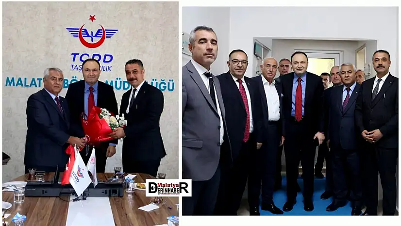 TCDD Taşımacılık Malatya Bölge Müdürlüğü'nde Devir Teslim Töreni