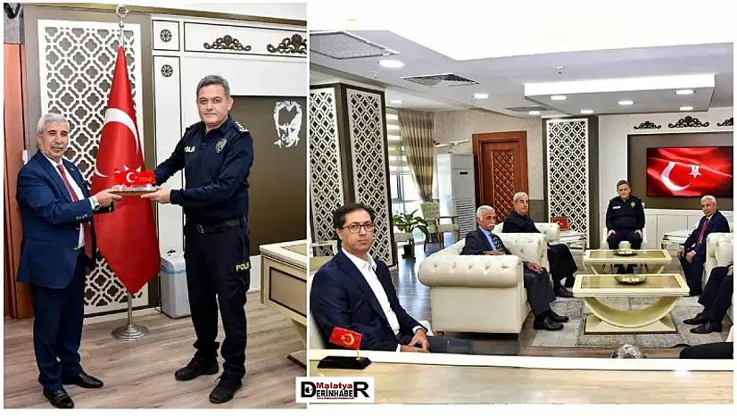 Türk Ocakları Malatya Şubesinden İl Emniyet Müdürü Kayhan Ay'a Ziyaret