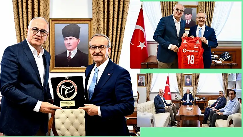 TVF Başkanı Üstündağ'dan Vali Yavuz'a Ziyaret