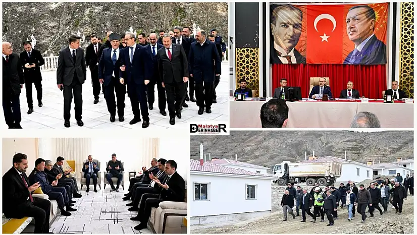Vali Yavuz Darende İlçesinde İncelemelerde Bulundu