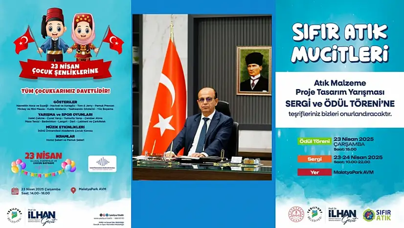 Yeşilyurt Belediyesi'nden 23 Nisan Coşkusuna Davet