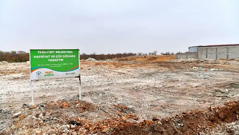 Yeşilyurt Belediyesinden Yeşiltepe Hafriyat Alanına Neşter