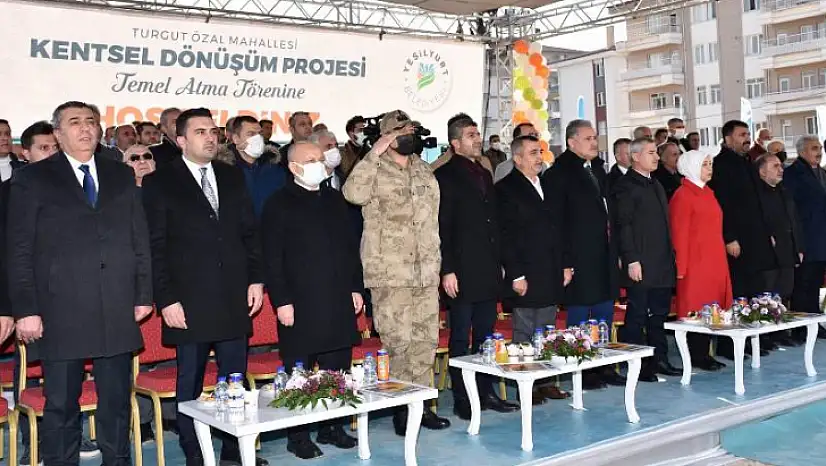 Yeşilyurt'ta Kentsel Dönüşüm Projesinin Temel Atma Töreni