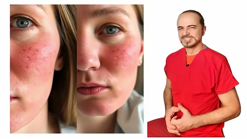 Yüzünüzdeki Kızarıklığın Nedeni Gül Hastalığı Olabilir