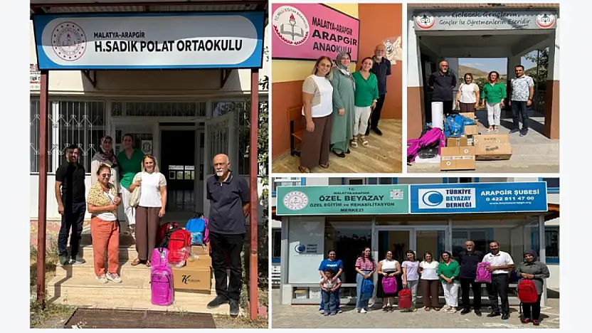 Ankara Arapgir Kalkındırma Derneği'nden Öğrencilere Kırtasiye Desteği