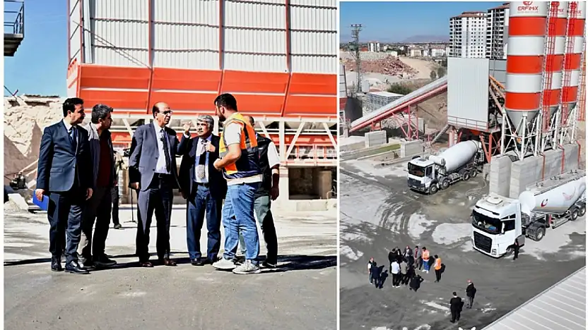 Beton Santrali Yeniden Yeşilyurt Belediyesinde
