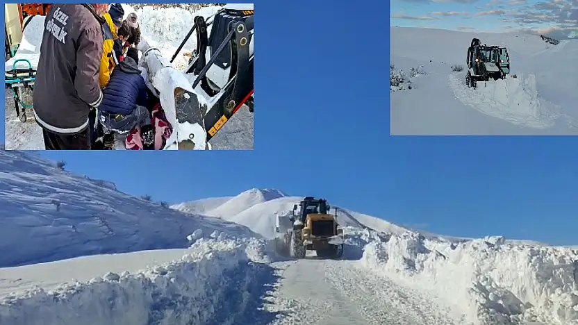 Büyükşehir Ekipleri Karda Mahsur Kalan Araç ve Vatandaşları Kurtardı