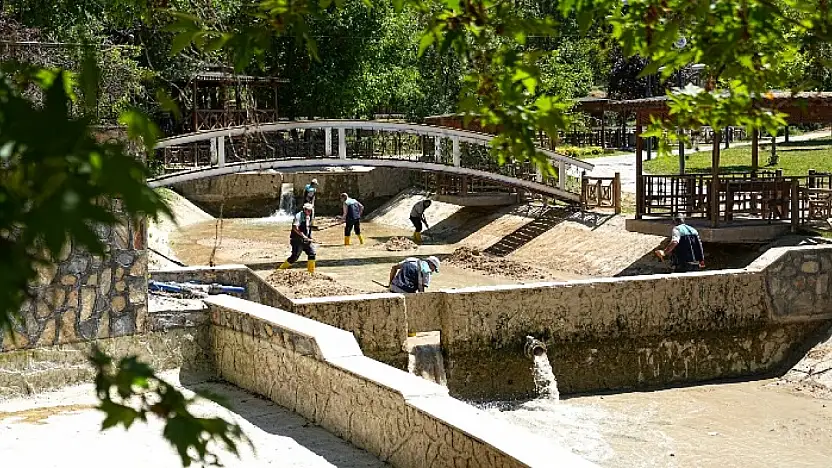 Çınar Park'ta Temizlik Çalışması
