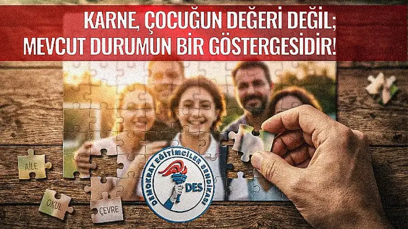 Fırat: Karne, Çocuğun Değeri Değil Mevcut Durumun Göstergesidir!