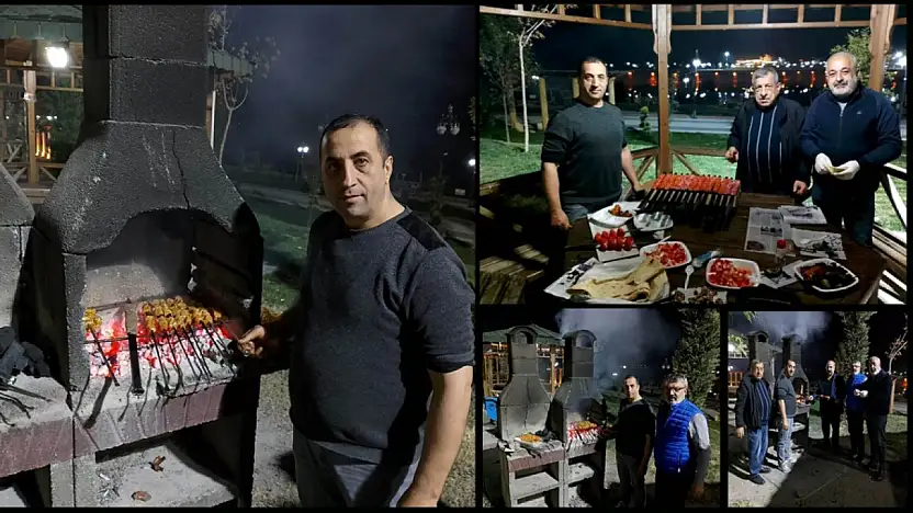 Kırkgöz Sahil Park'ta Soğuk Havaya Rağmen Mangal Keyfine Devam