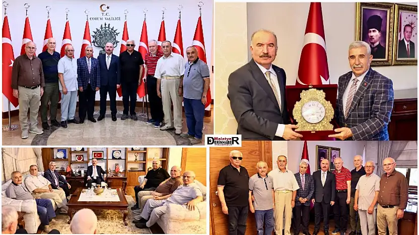 Malatya'nın İki Değerli İsmi Çorum'da Hasret Giderdi