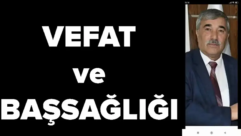 Orduzu Eski Belediye Başkanı Cumali Ekin Vefat Etti