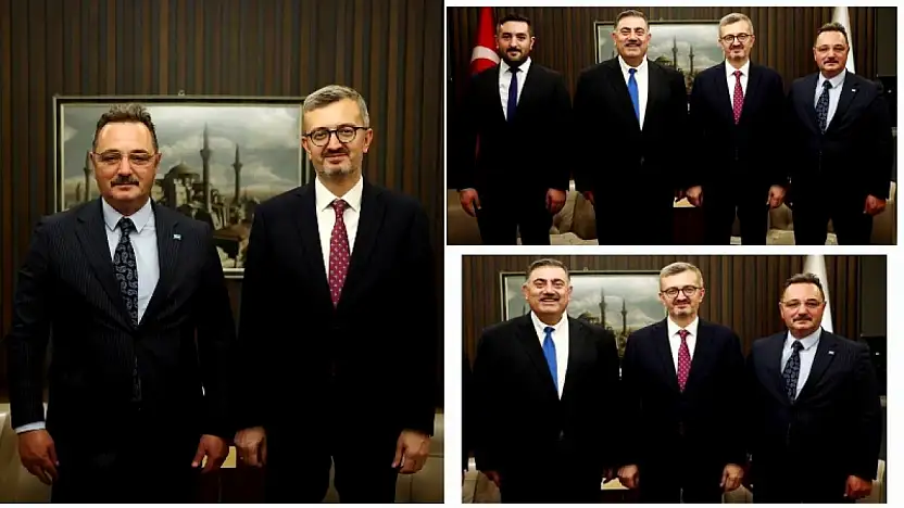 TİMBİR Heyetinden İletişim Başkanı Burhanettin Duran'a Ziyaret