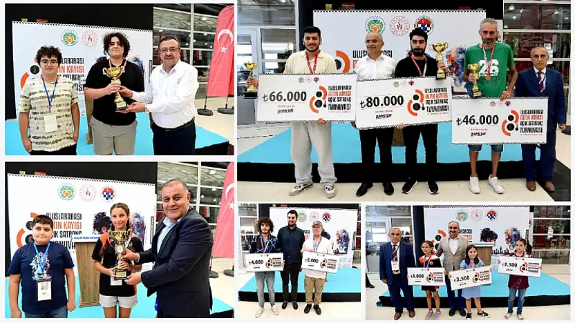 Turnuvada 3 Farklı Kategoride Toplam 80 Sporcuya Ödül