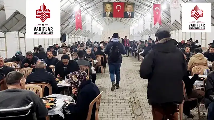 Vakıflar Malatya Bölge Müdürlüğü İftar Noktaları Belli Oldu
