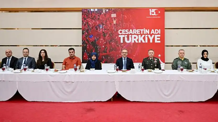 Vali Yavuz 15 Temmuz Şehit ve Gazi Aileleri ile Buluştu