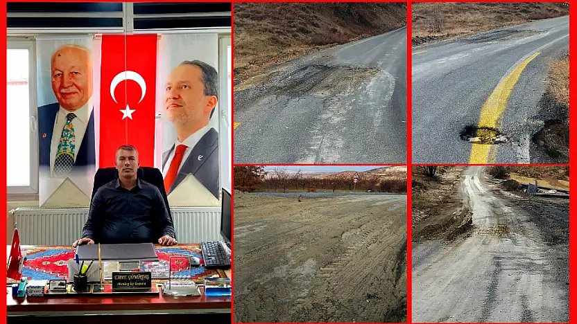 Yeniden Refah Akçadağ İlçe Başkanı Gönültaş'tan Yol Tepkisi