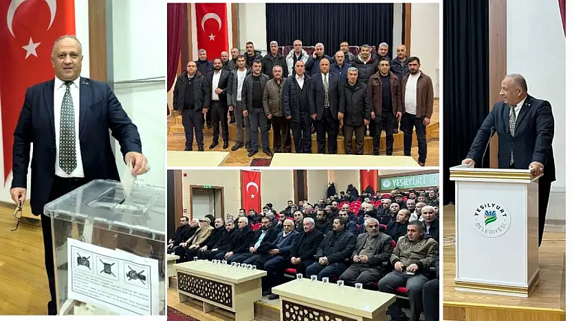 Yeşilyurt Şoförler ve Otomobilciler Odasında Taner Kılınç İle Devam Kararı