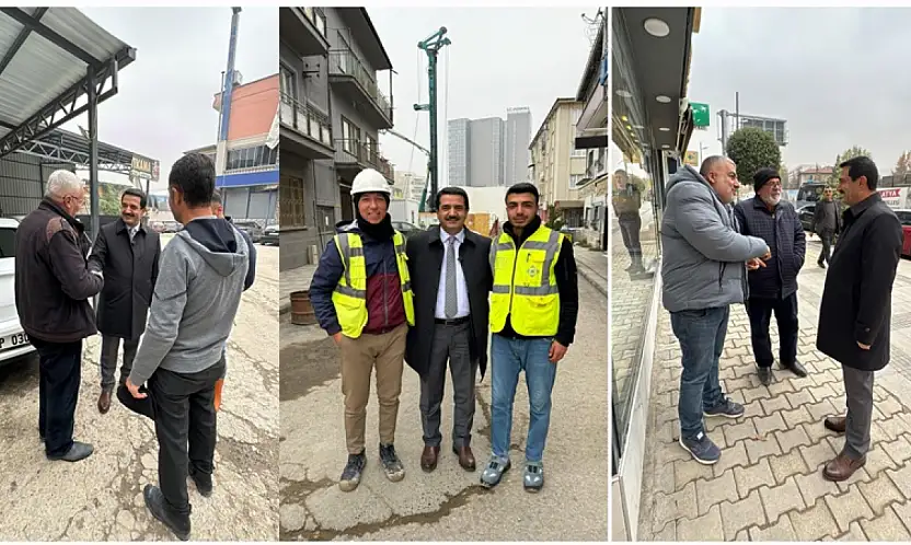 Başkan Taşkın Kışla Caddesi'nde Esnaf ve Vatandaşlarla Buluştu