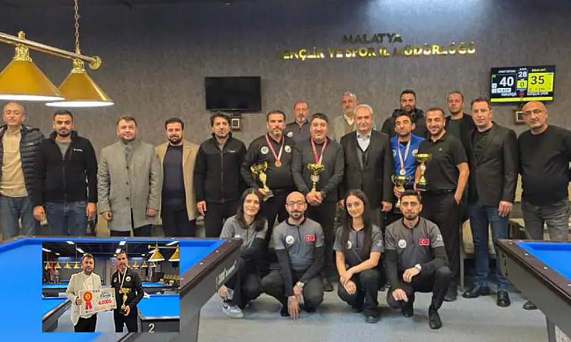 Battalgazi 3 Bant Bilardo Turnuvasında Şampiyon Aykut Ertunç