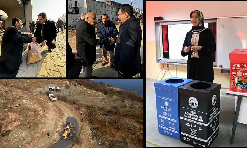 Battalgazi Belediyesi'nden Haftalık Yoğun Çalışma Mesaisi