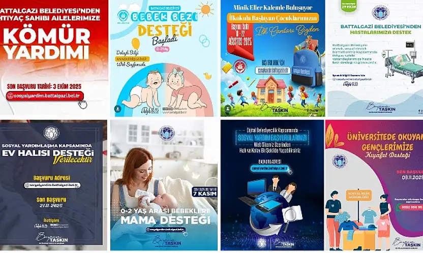 Battalgazi Belediyesi'nden Sosyal Destek Hamlesi