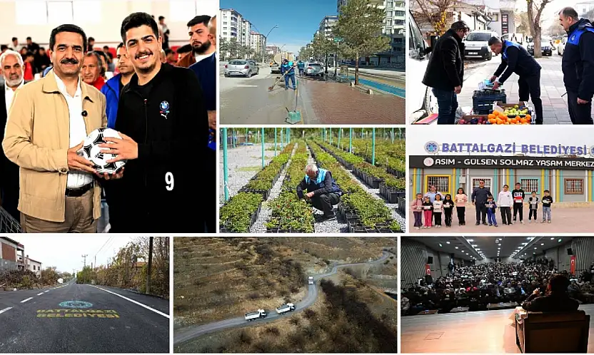 Battalgazi Belediyesinden Bir Yılda Yoğun Hizmet Mesaisi