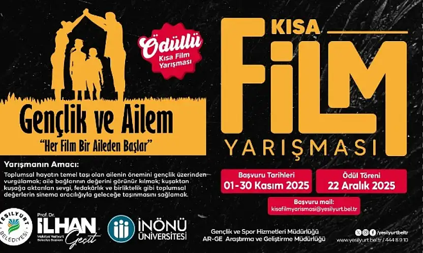 'Kısa Film Yarışması' Başvuruları 1 Kasım'da Başlıyor!