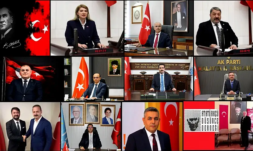 Malatya'da 10 Kasım Mesajları