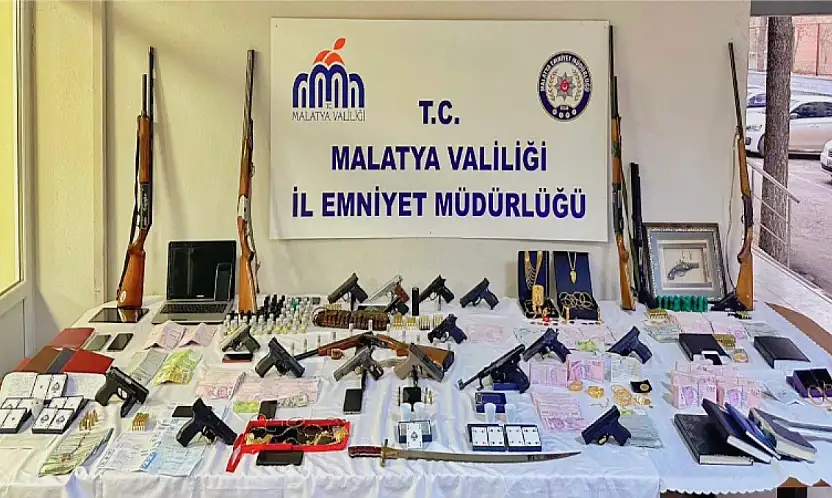 Malatya'da Yağma ve Tefeci Operasyonu