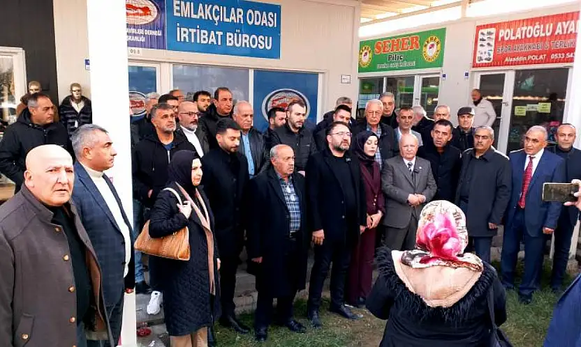 Malatyalı Emlakçılardan Ali Özgül'e Güçlü Destek Mesajı
