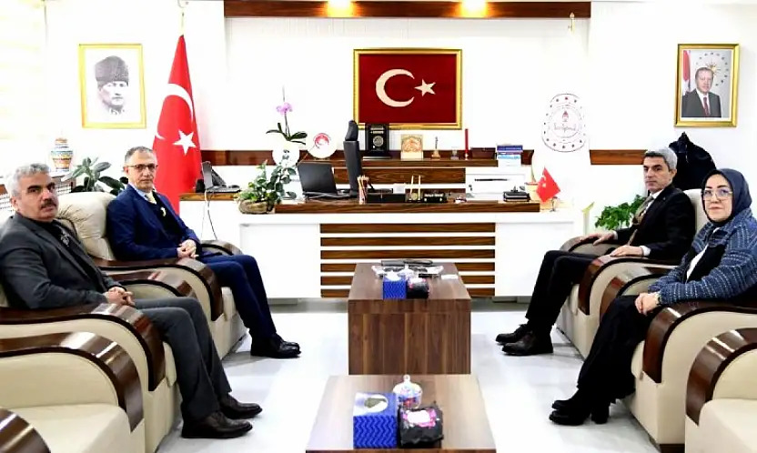 MEB Daire Bşk. Halim Altun'dan İl Milli Eğitim Müd. Behçet Bakır'a Ziyaret