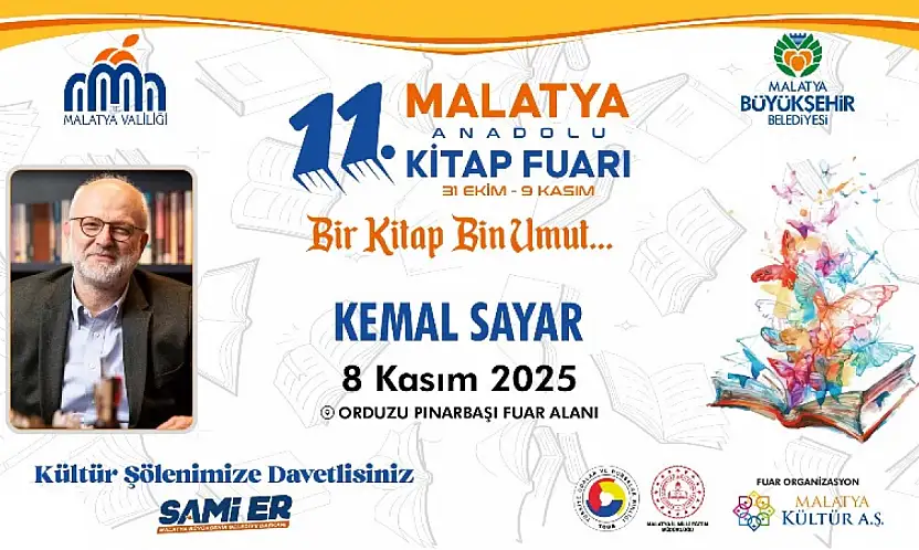 Prof. Dr. Kemal Sayar Malatya Kitap Fuarı'nda