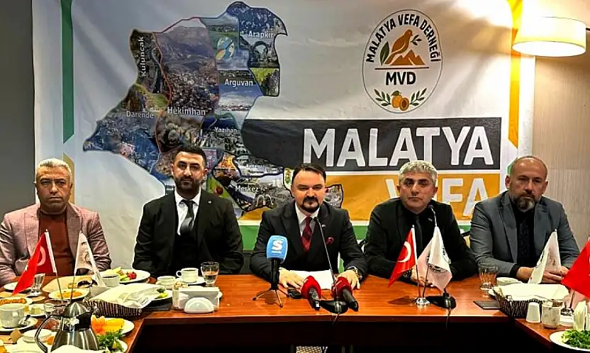 Vefa Derneği Bşk. Şahin' Ben Malatya'yı Böyle Görmek İstemiyorum'